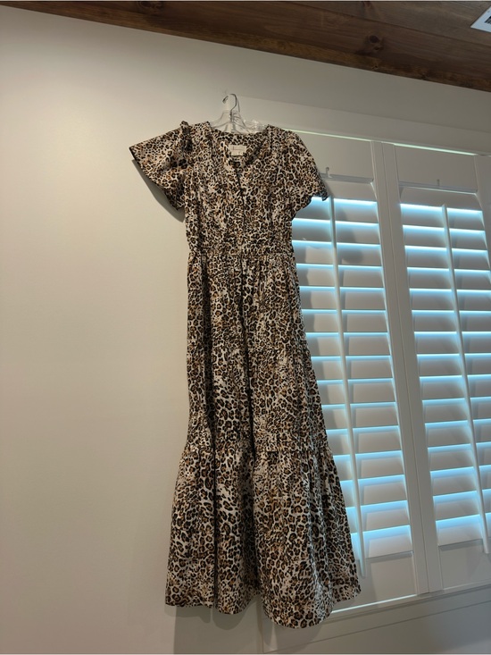 Anthropologie Dresses & Skirts - Anthropologie Leopard Print Maxi Dress - Brown, Black